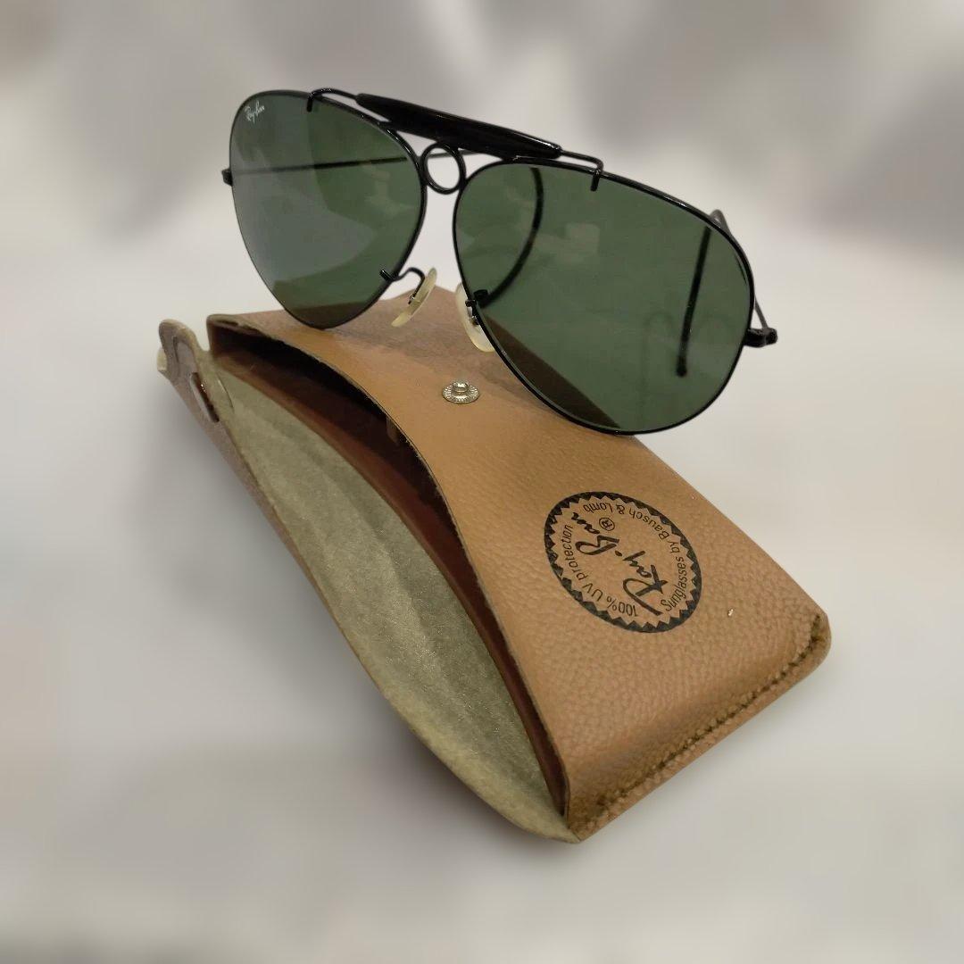 Ray-Ban グリーンレンズ サングラス ケース付き