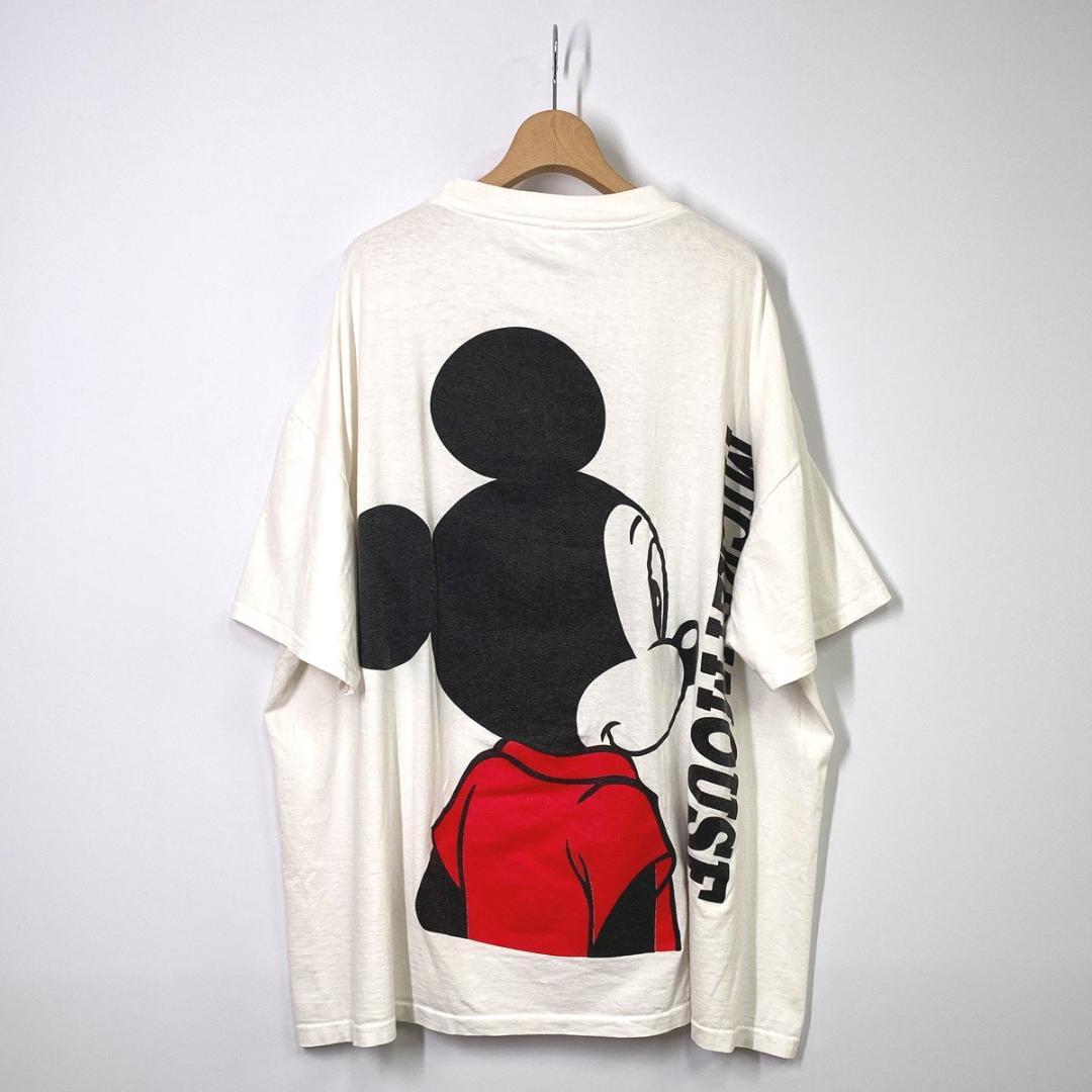 絶*！様 80～90s ディズニー ミッキーマウス Tシャツ XXXXL ホワイ
