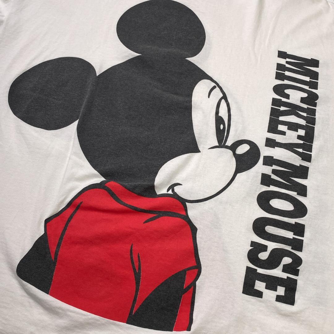 絶*！様 80～90s ディズニー ミッキーマウス Tシャツ XXXXL ホワイ