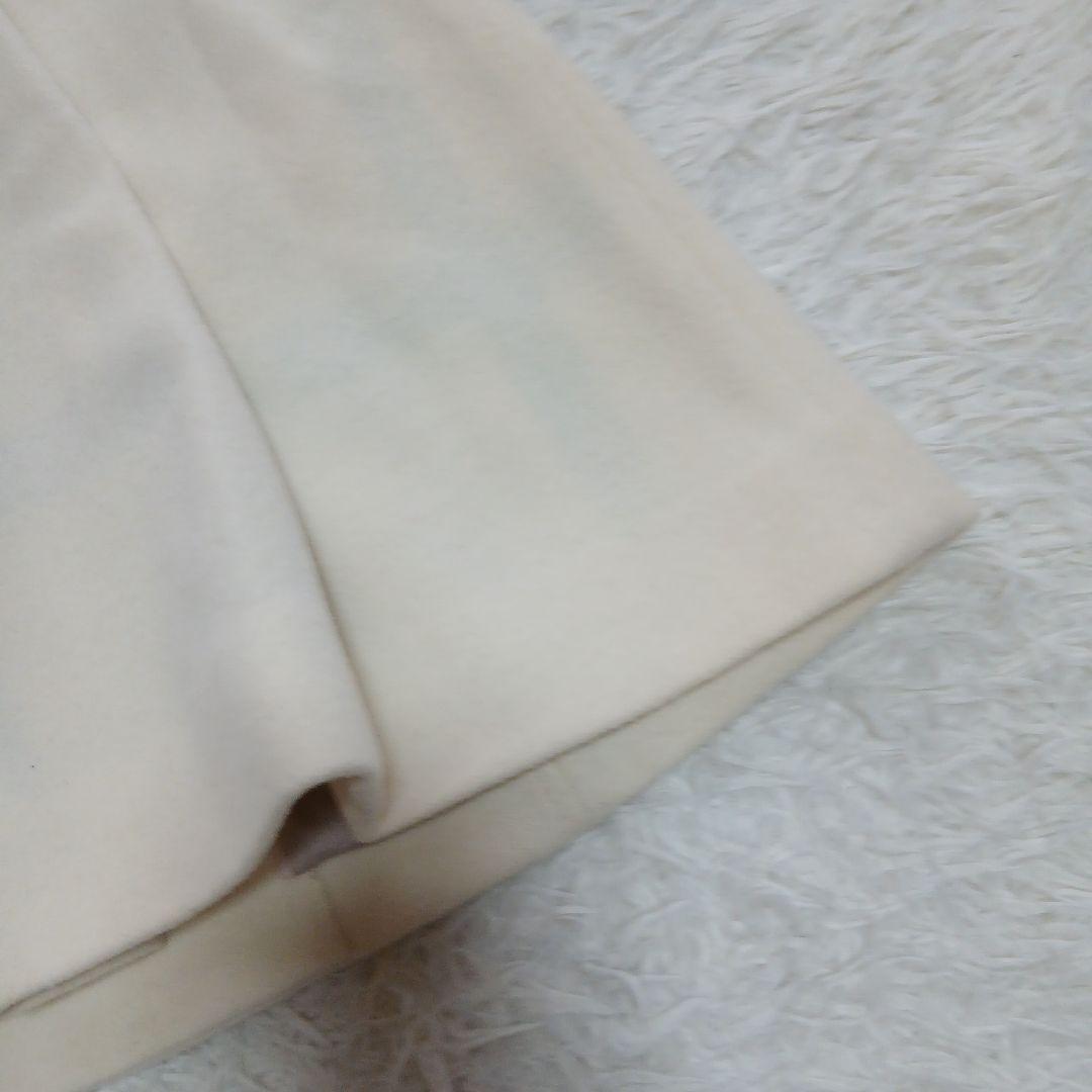 【BLUE LABEL CRESTBRIDGE】ウールロングコート　オフホワイト