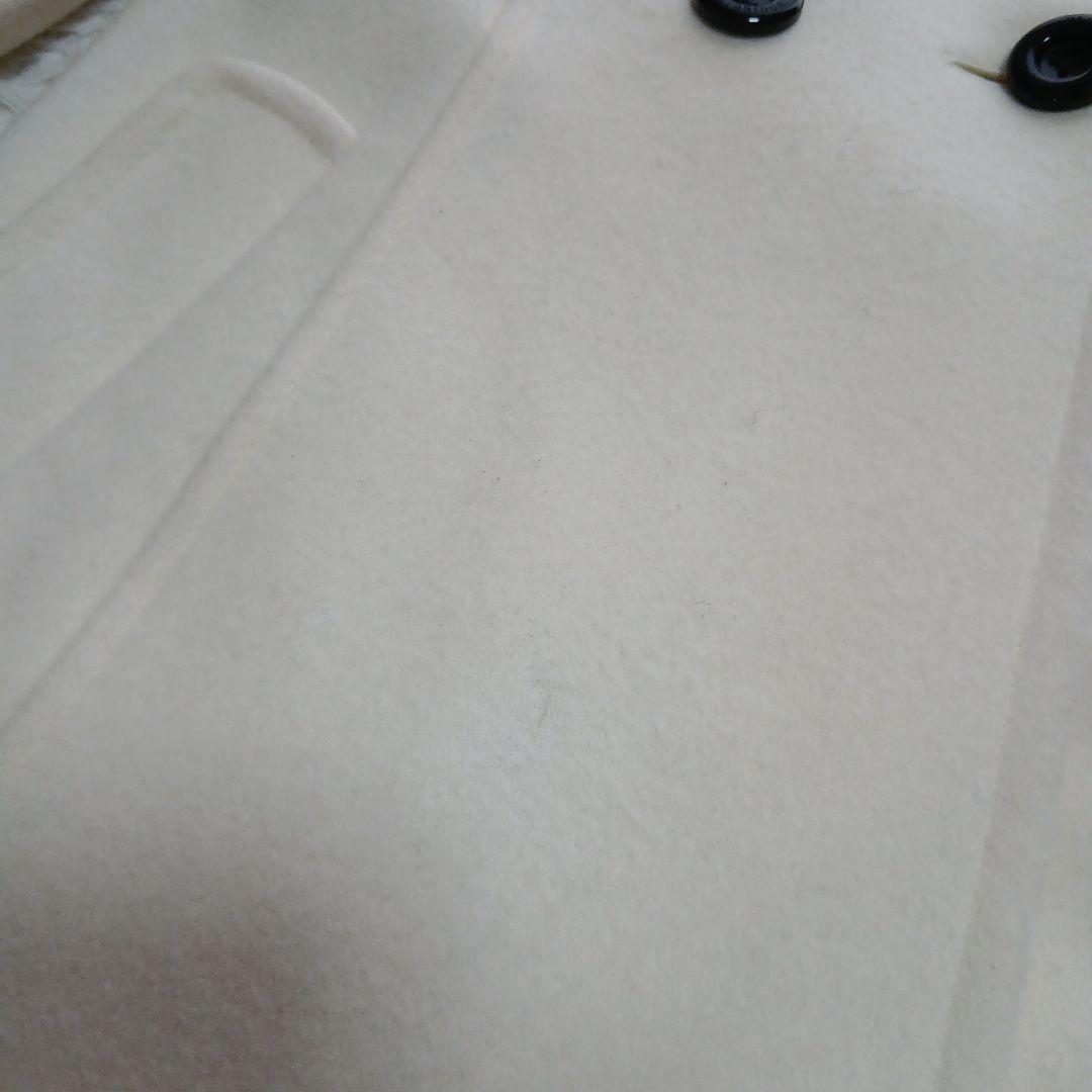 【BLUE LABEL CRESTBRIDGE】ウールロングコート　オフホワイト