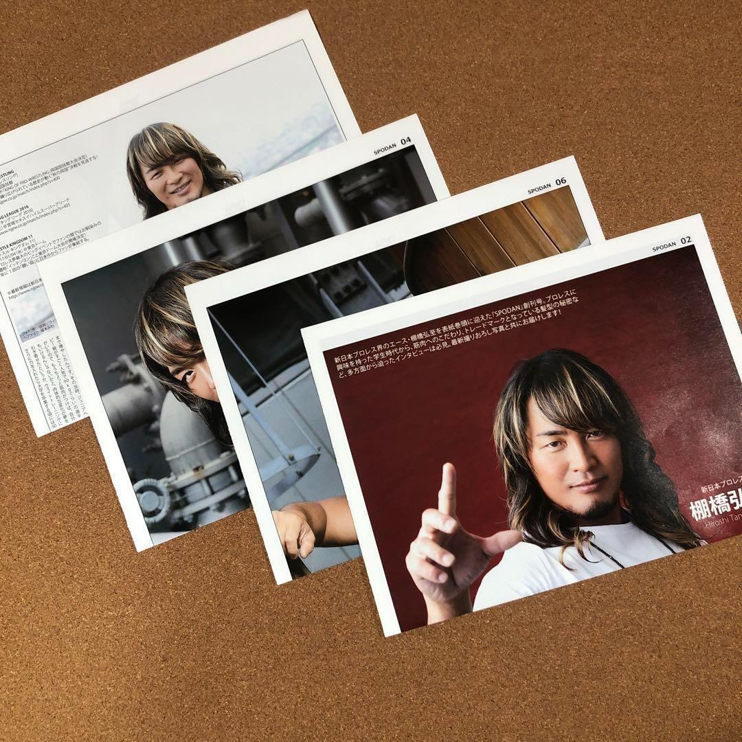 【数量限定SALE】棚橋弘至さん掲載6ページ（ポスターサイズ）#5188