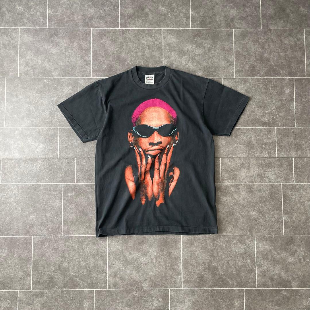 Dennis Rodman デニスロッドマン フェードTシャツ ブラック L