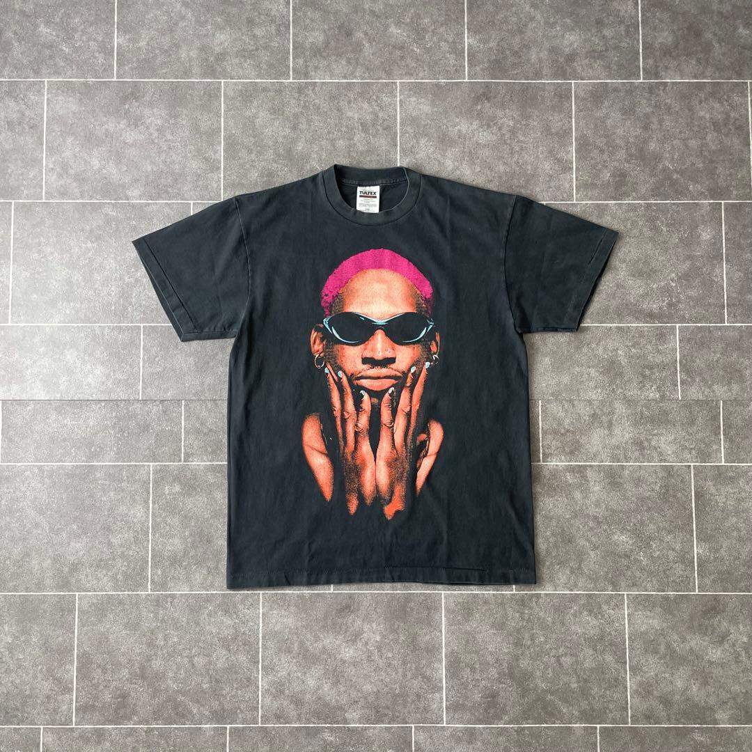 Dennis Rodman デニスロッドマン フェードTシャツ ブラック L