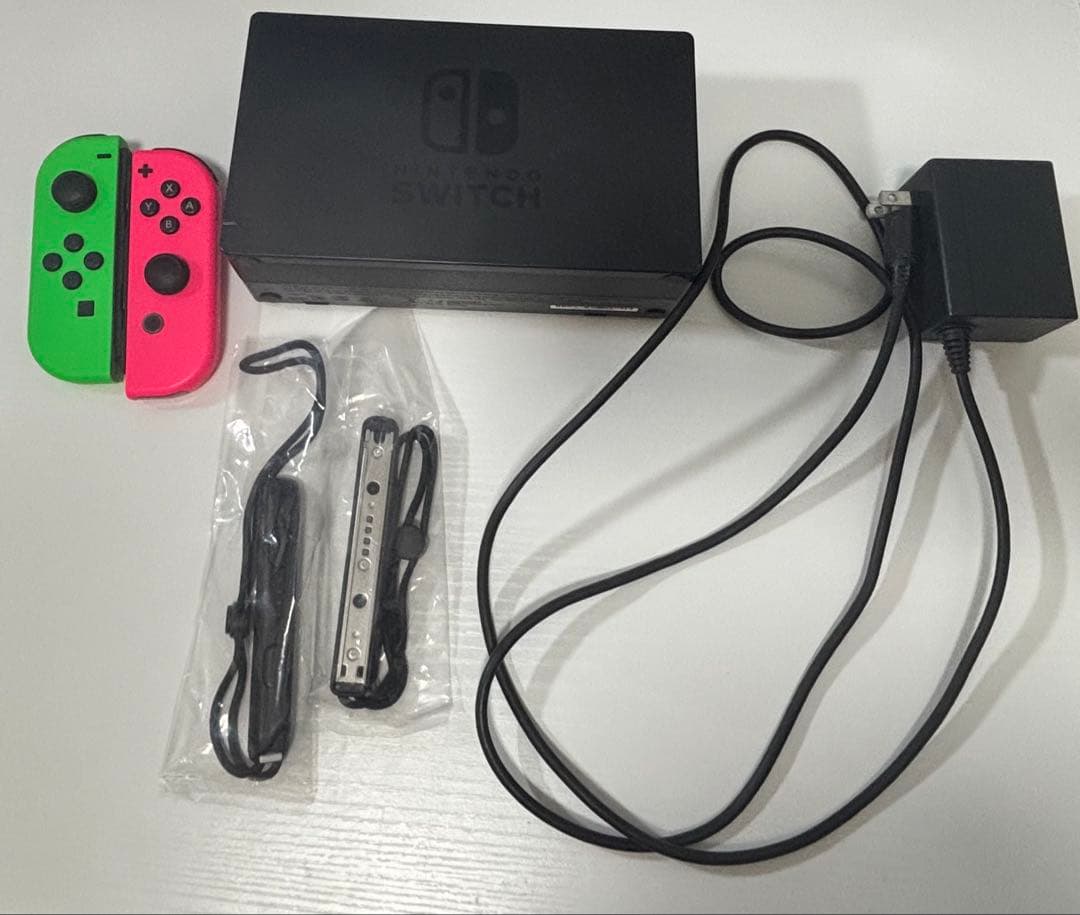 Nintendo Switch 本体 グリーン ピンク スプラトゥーンセット
