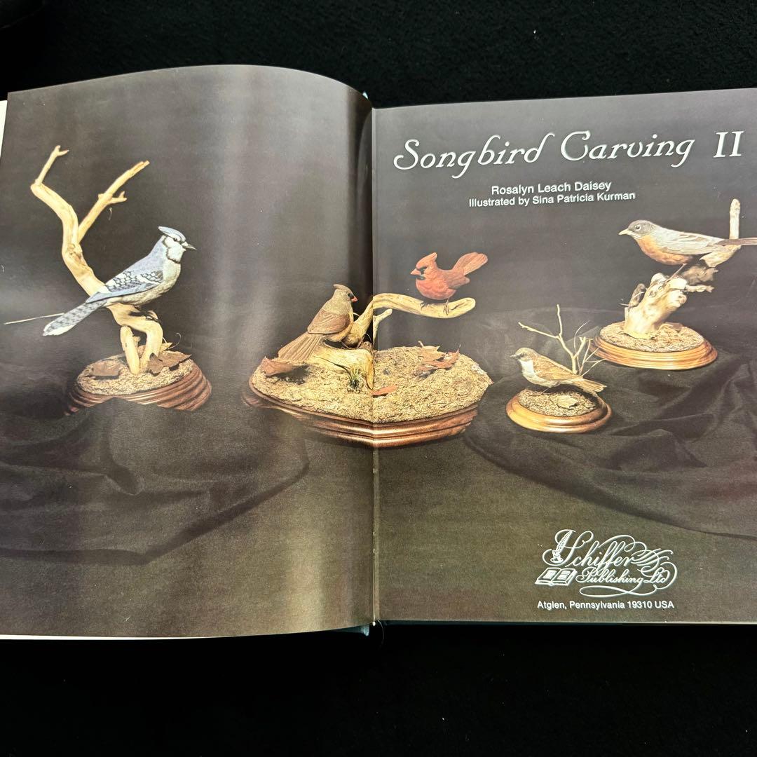 ソングバード バードカービング 技法書「Songbird Carving II」