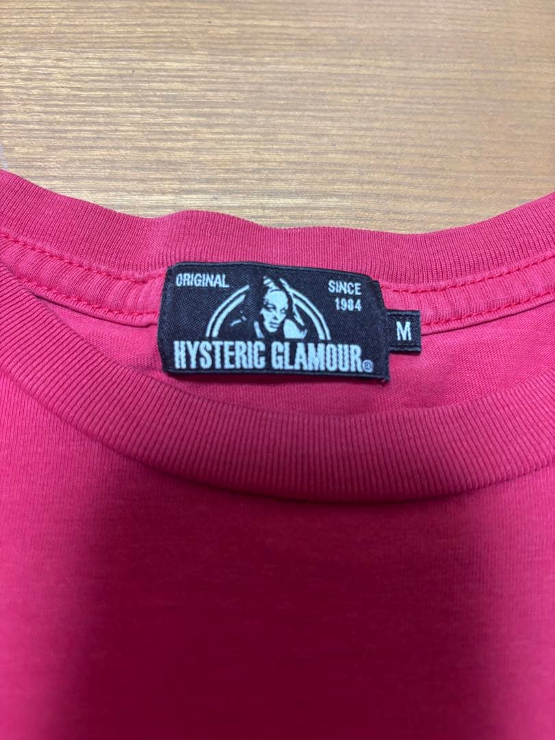 HYSTERIC GLAMOUR 赤 半袖 Tシャツ アメカジ Mサイズ