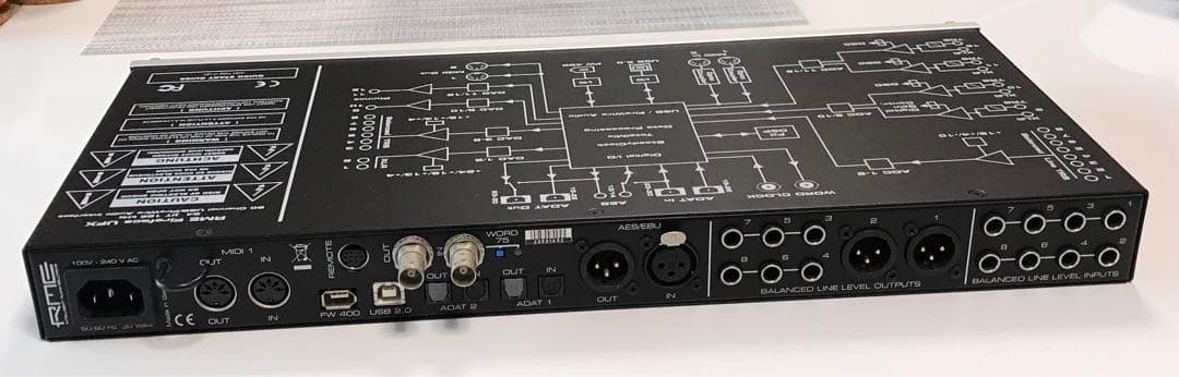 RME Fireface UFX オーディオインターフェース 本体