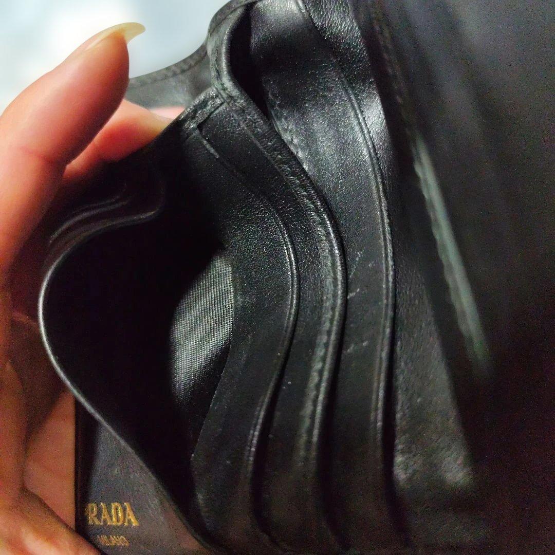 R*I様 PRADA 二つ折り財布 レザー
