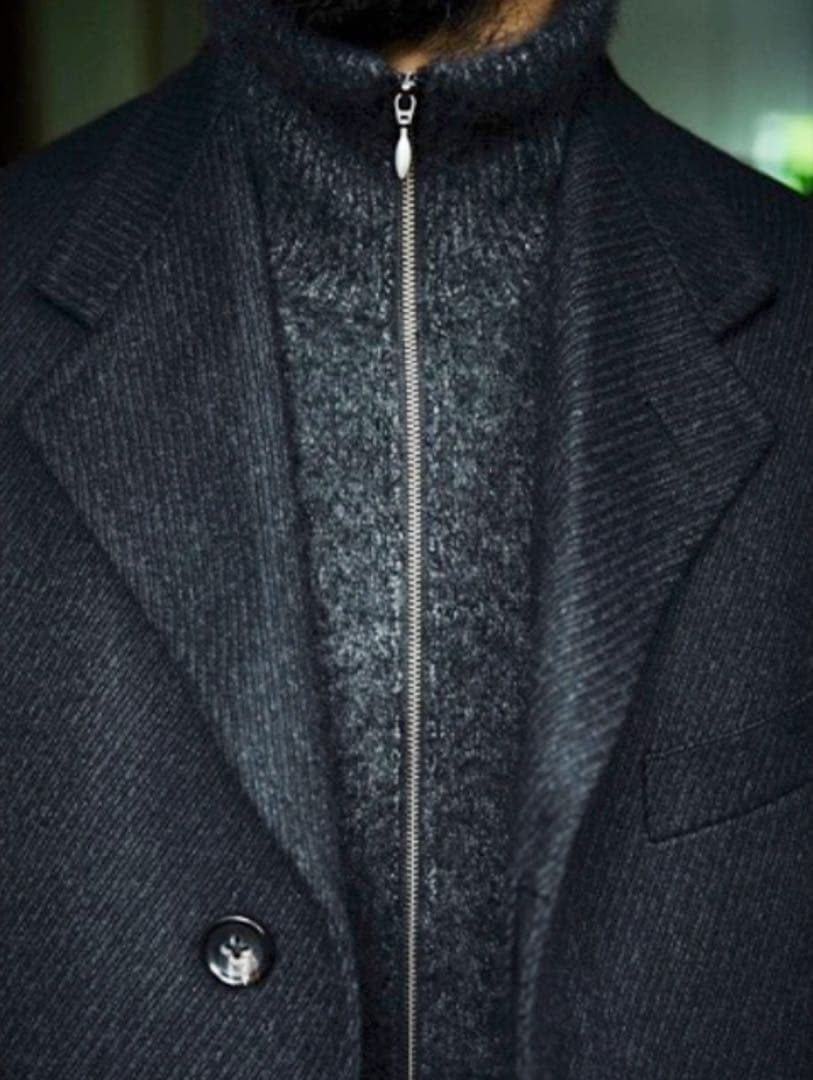 トップス MAATEE&SONS HALF JIP SWEATER