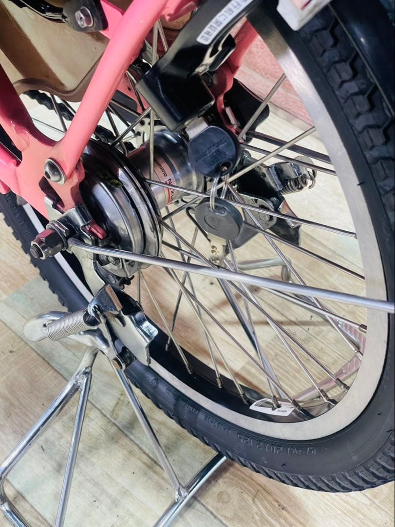 ZK3460 電動自転車 ブリヂストン アンジェリーノ 子供乗せ 20インチ