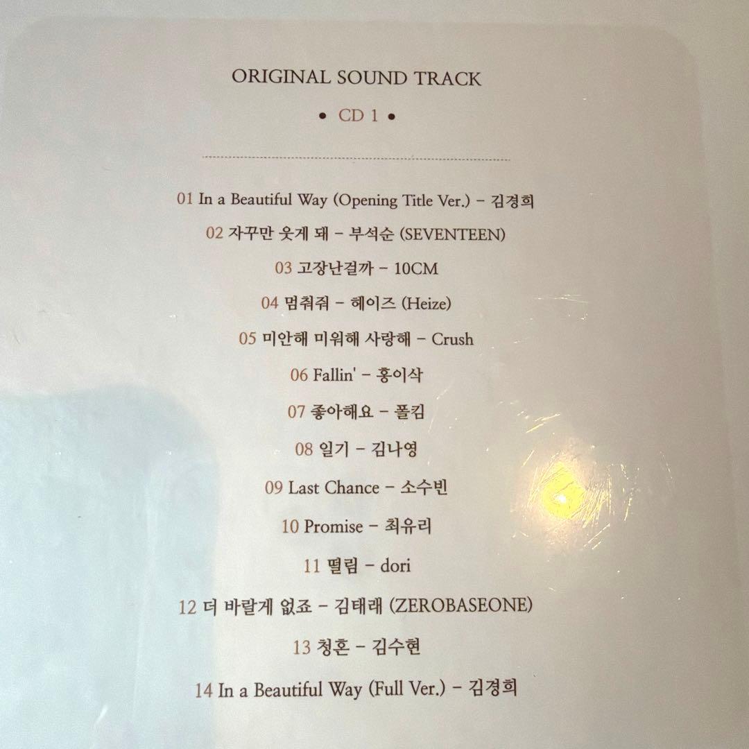 韓国ドラマ 涙の女王 OST CD 新品未開封