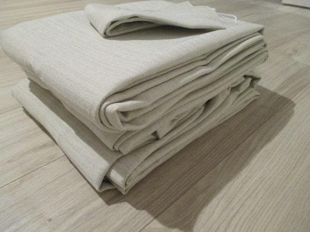 幅100×丈210cm×2枚 ニトリ カーテン アクト アイボリー 美品 遮光