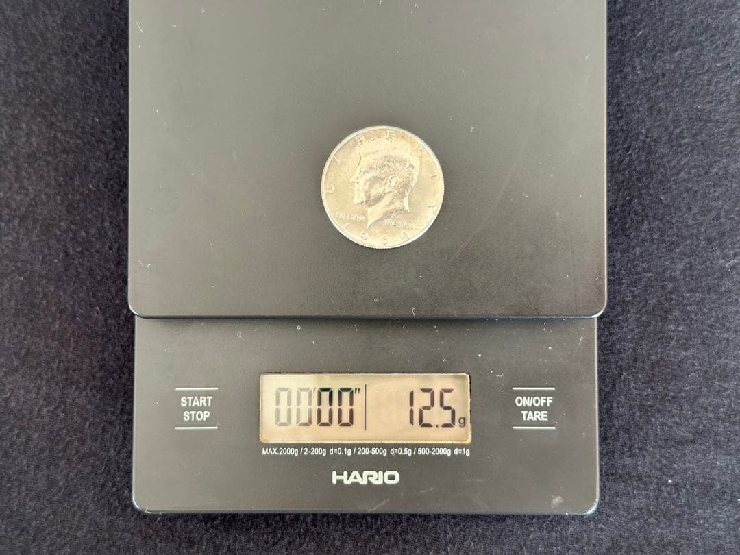 米国ケネディ銀貨 4枚セット (1964年 90%銀貨入り)