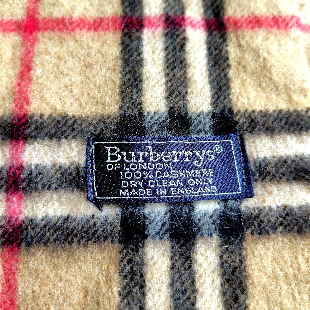 ★美品★Burberrys バーバリー★ノバチェック柄 マフラー★イギリス製