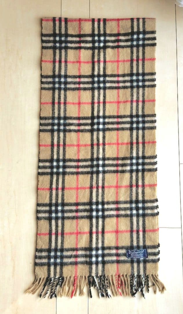 ★美品★Burberrys バーバリー★ノバチェック柄 マフラー★イギリス製