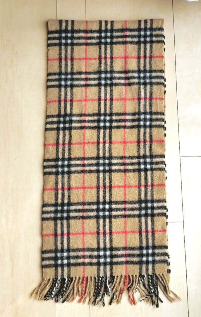 ★美品★Burberrys バーバリー★ノバチェック柄 マフラー★イギリス製