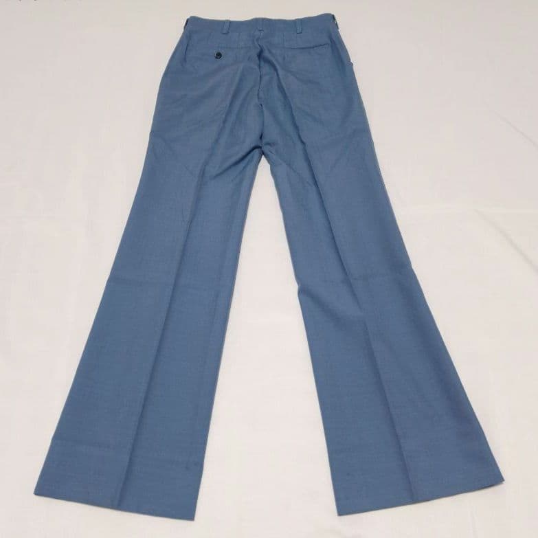 【70s】ビンテージ ディスコ・スーツ セットアップ スカイブルー 超希少！
