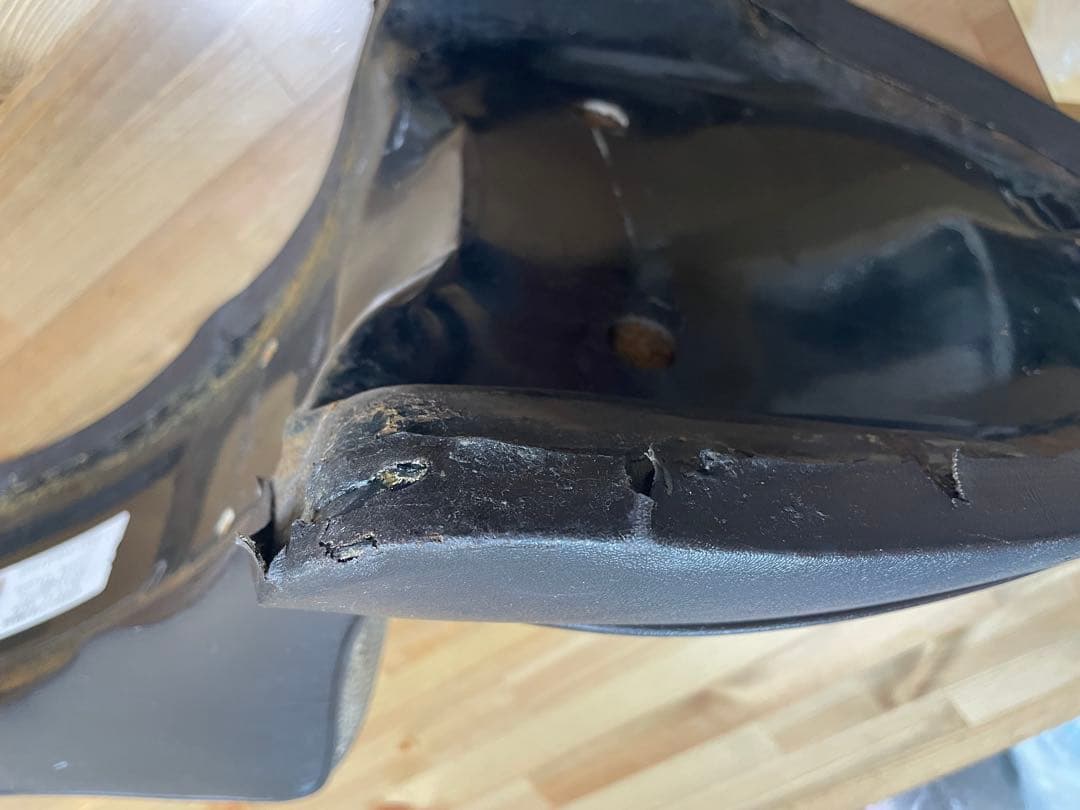 ハーレーダビッドソン　パイソン柄シート　ソフテイル　ツインカム　エボ