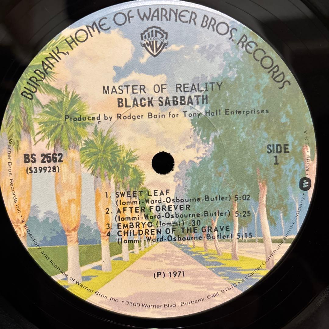 Black Sabbath Master Of Reality レコード