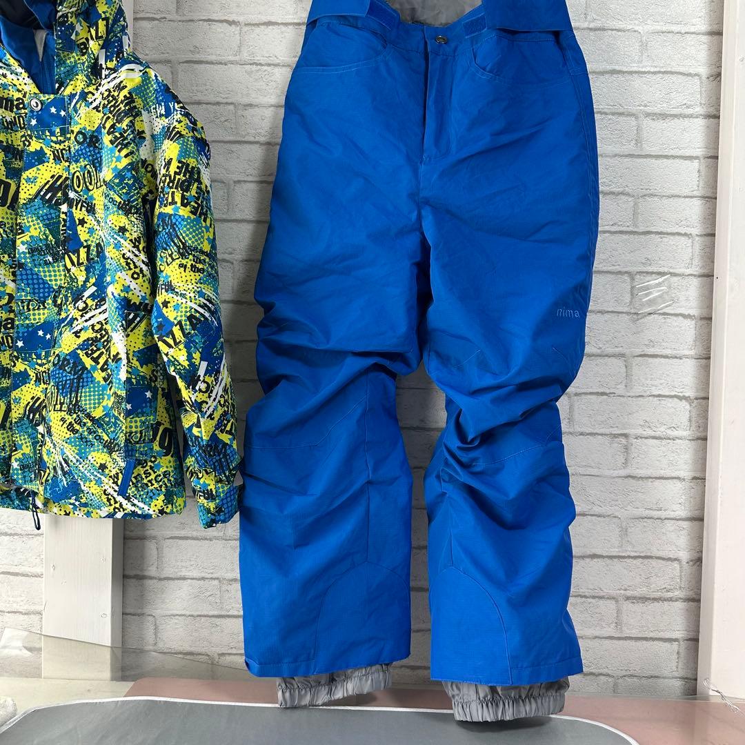 130cm nimaスキースノボー雪山ウェアー上下セットキッズ
