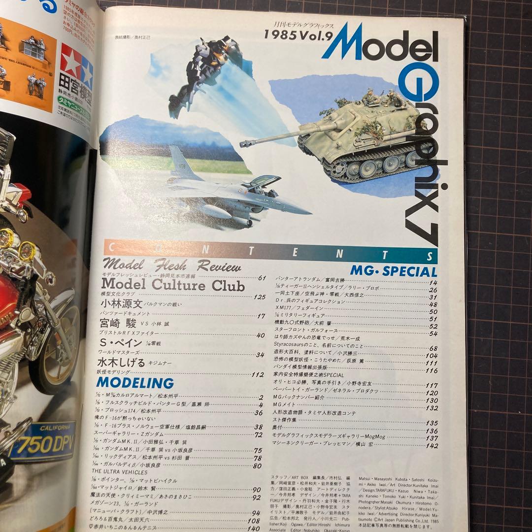 宮崎駿ワールド大研究所&Model Graphix 1985vol.9 2冊
