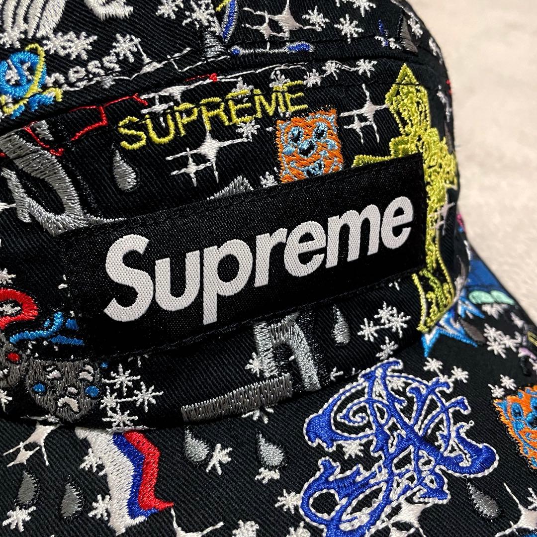 M*送様 Supreme AOI Embroidered Camp Cap