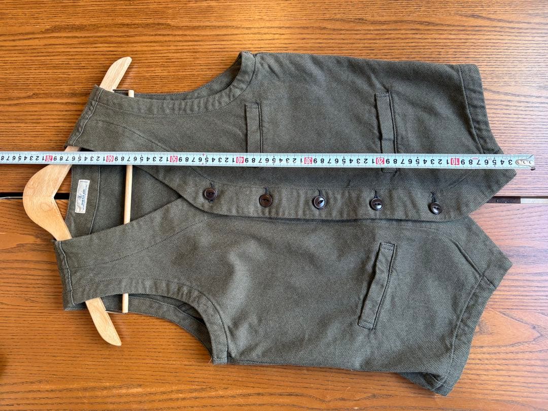 JAPAN BLUE JEANS オリーブグリーン ベスト