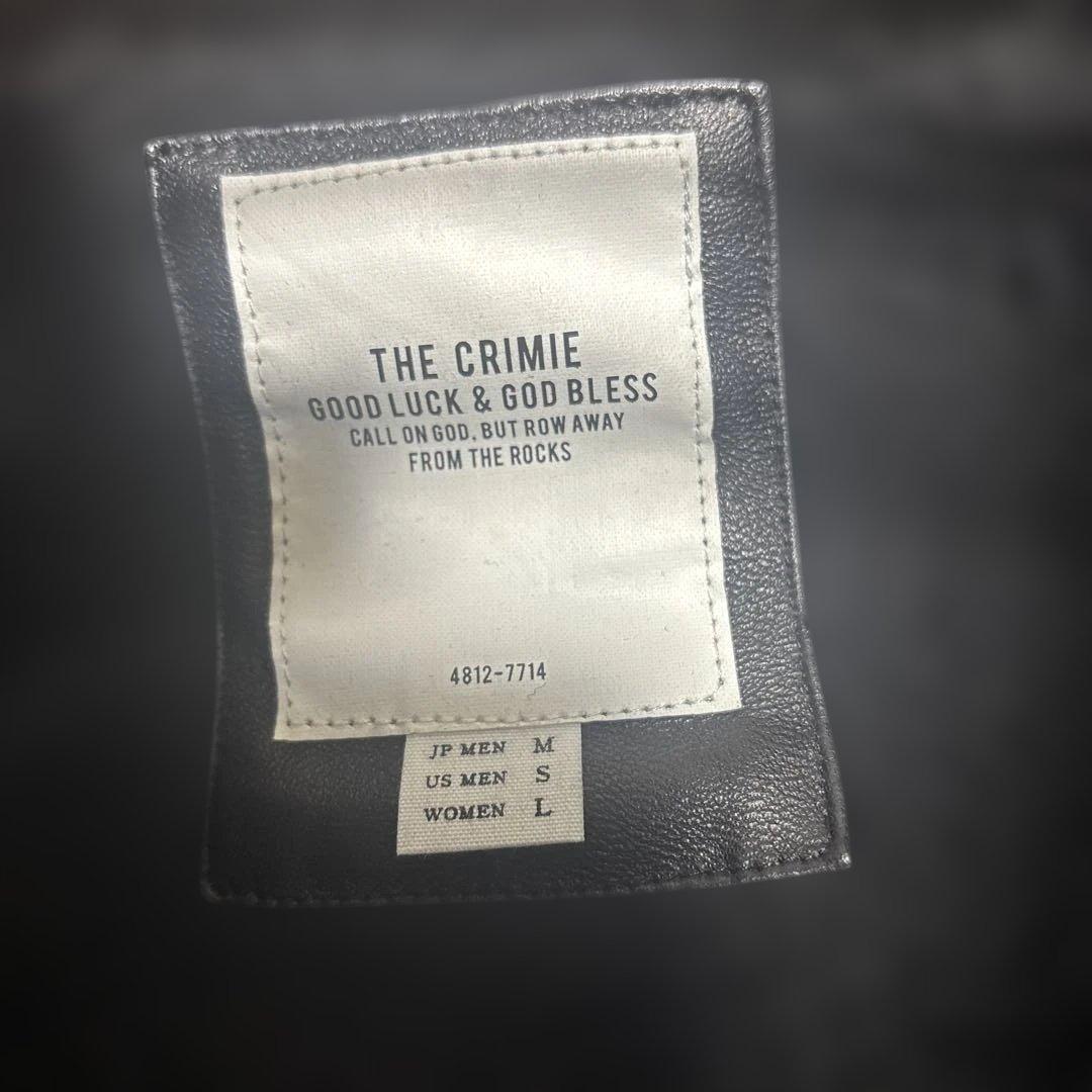 THE CRIMIE ブラック ボアジャケット