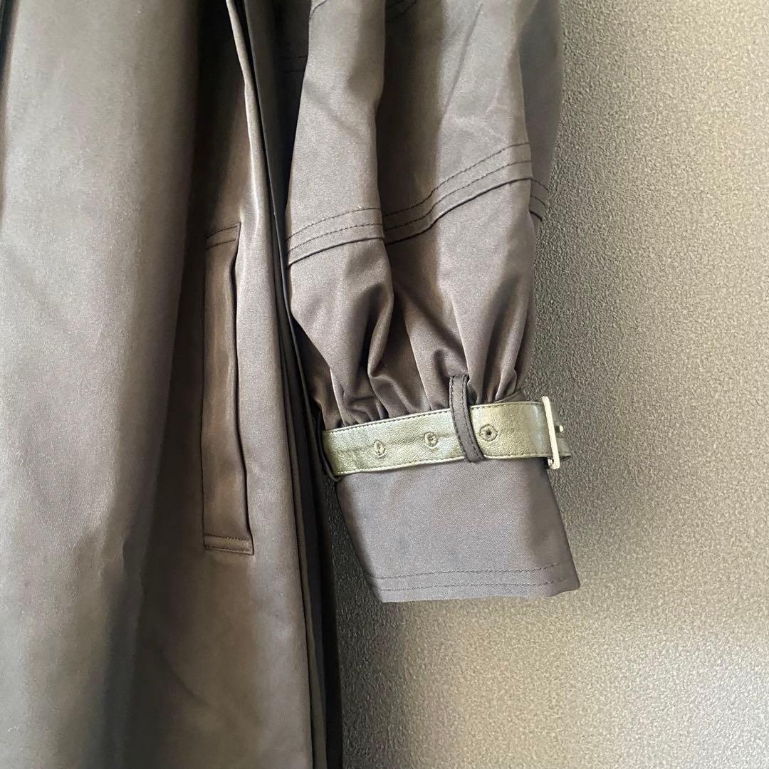 未使用★Ameri★BALLOON SLEEVE PLEATS TRENCH★