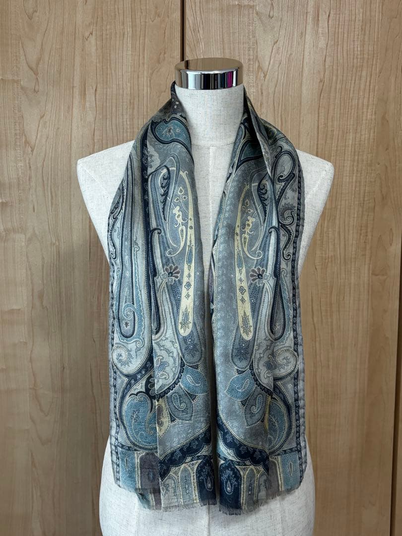 ETROペイズリー柄 シルクストール