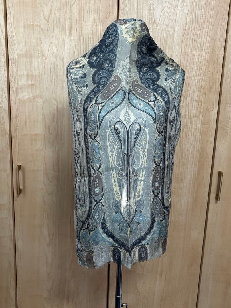 ETROペイズリー柄 シルクストール