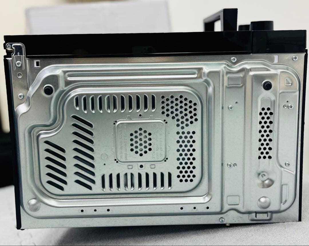 【美品】ニトリ　西日本用電子レンジ （60Hz） 700W　黒　2024年製