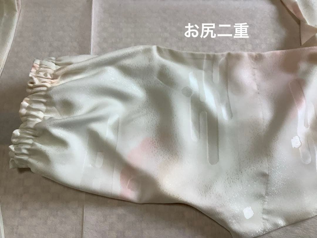 長襦袢反物から仕立てたシルクパジャマ　㉓
