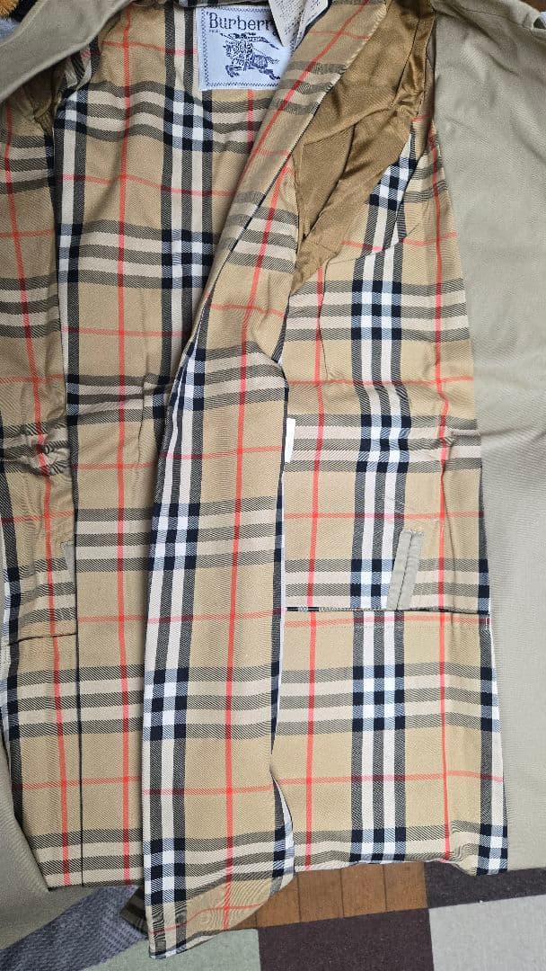 Burberry ベージュ ステンカラーコート タグ付未使用　11ar