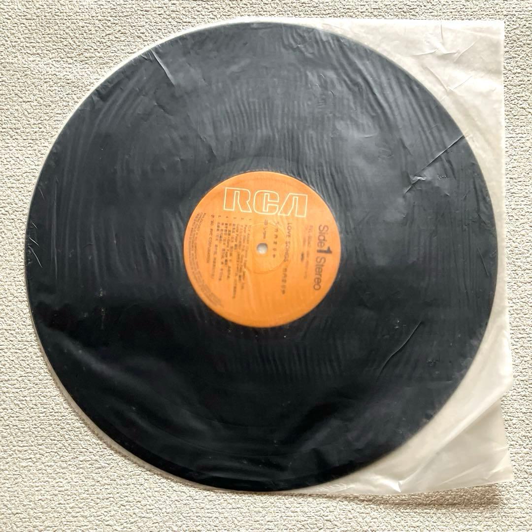 竹内まりや　Love Songs　LPレコード　帯付き　ピンナップ付き