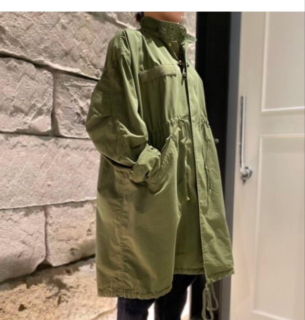 マメ　Cording Embroidered Military Coat