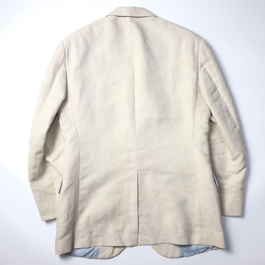 良品　ブルックスブラザーズ　春夏　麻　リネン混　テーラードジャケット