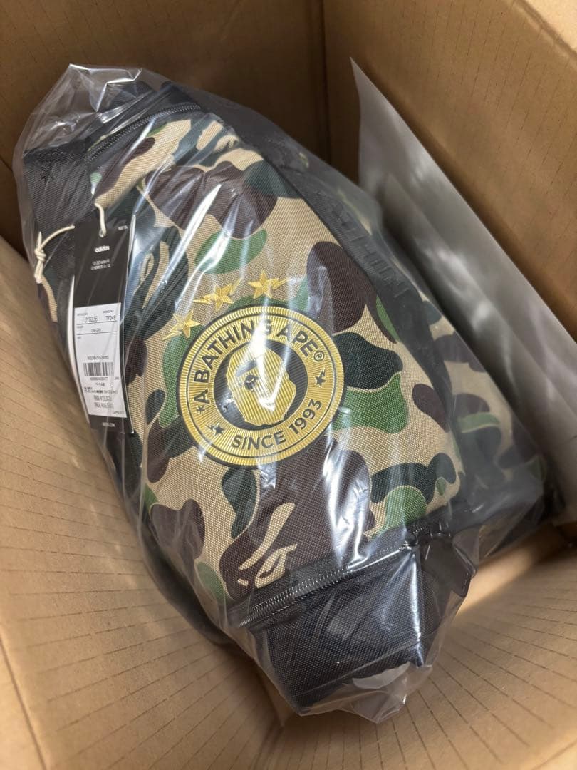 adidas BAPE DUFFLE BAG クルーグリーン