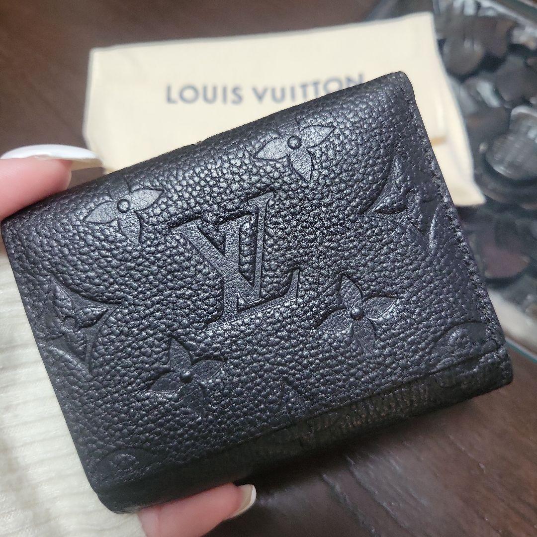 ルイ・ヴィトン ブラック 三つ折り財布