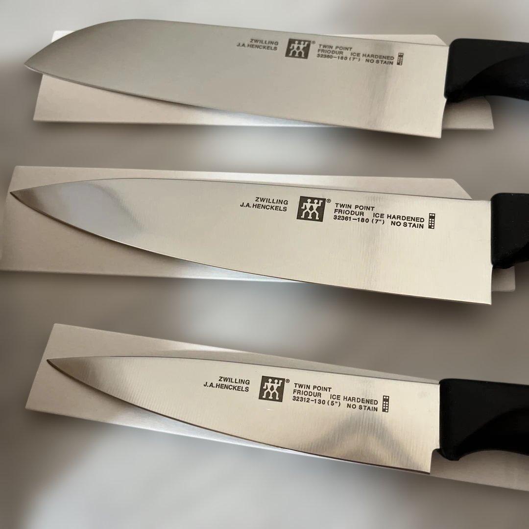 【未使用】ツヴィリング ヘンケルス 包丁セット ナイフブロック付