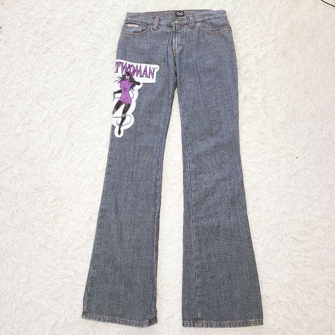 激レア D&G×キャットウーマン ワッペン付デニム y2k アーカイブ