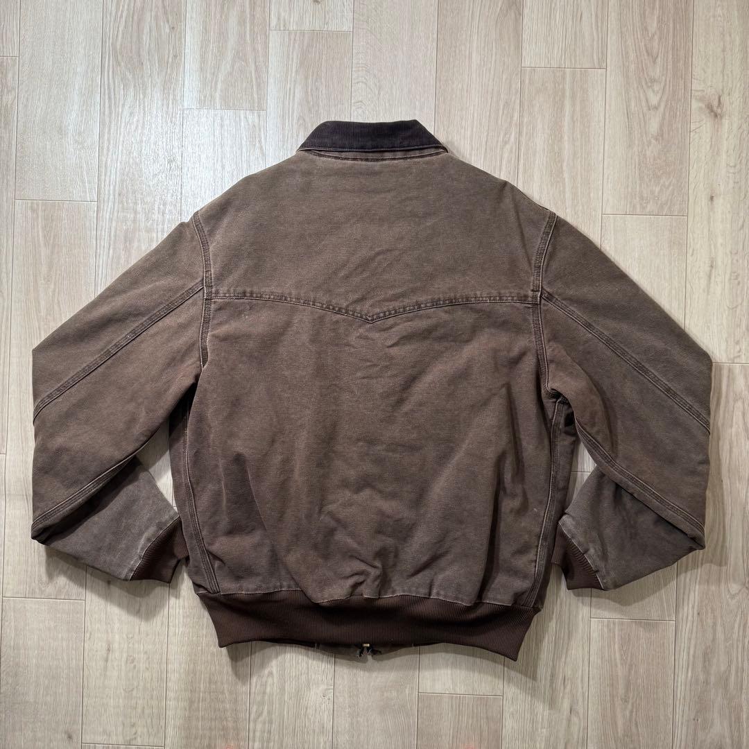 美品！Carhartt サンタフェジャケット XL チェスナット 茶 ブラウン
