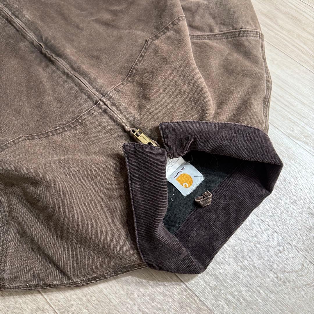美品！Carhartt サンタフェジャケット XL チェスナット 茶 ブラウン