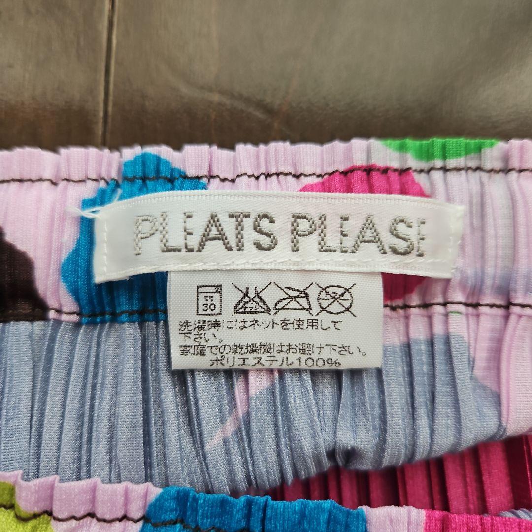 PLEATS PLEASE 花柄スカート サイズ1