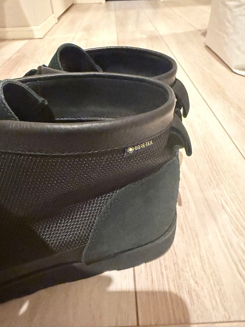 n*e様 クラークス　ワラビー　GORE-TEX ブラック UK9.5 28.5