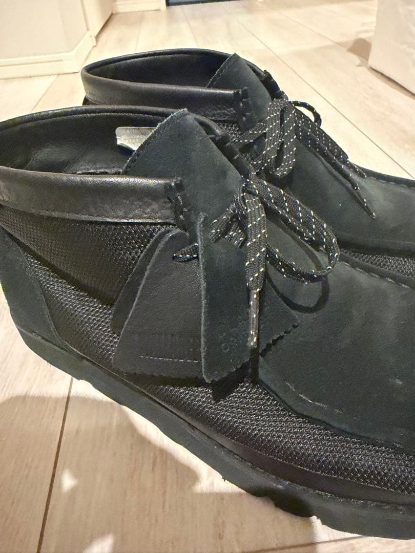 n*e様 クラークス　ワラビー　GORE-TEX ブラック UK9.5 28.5