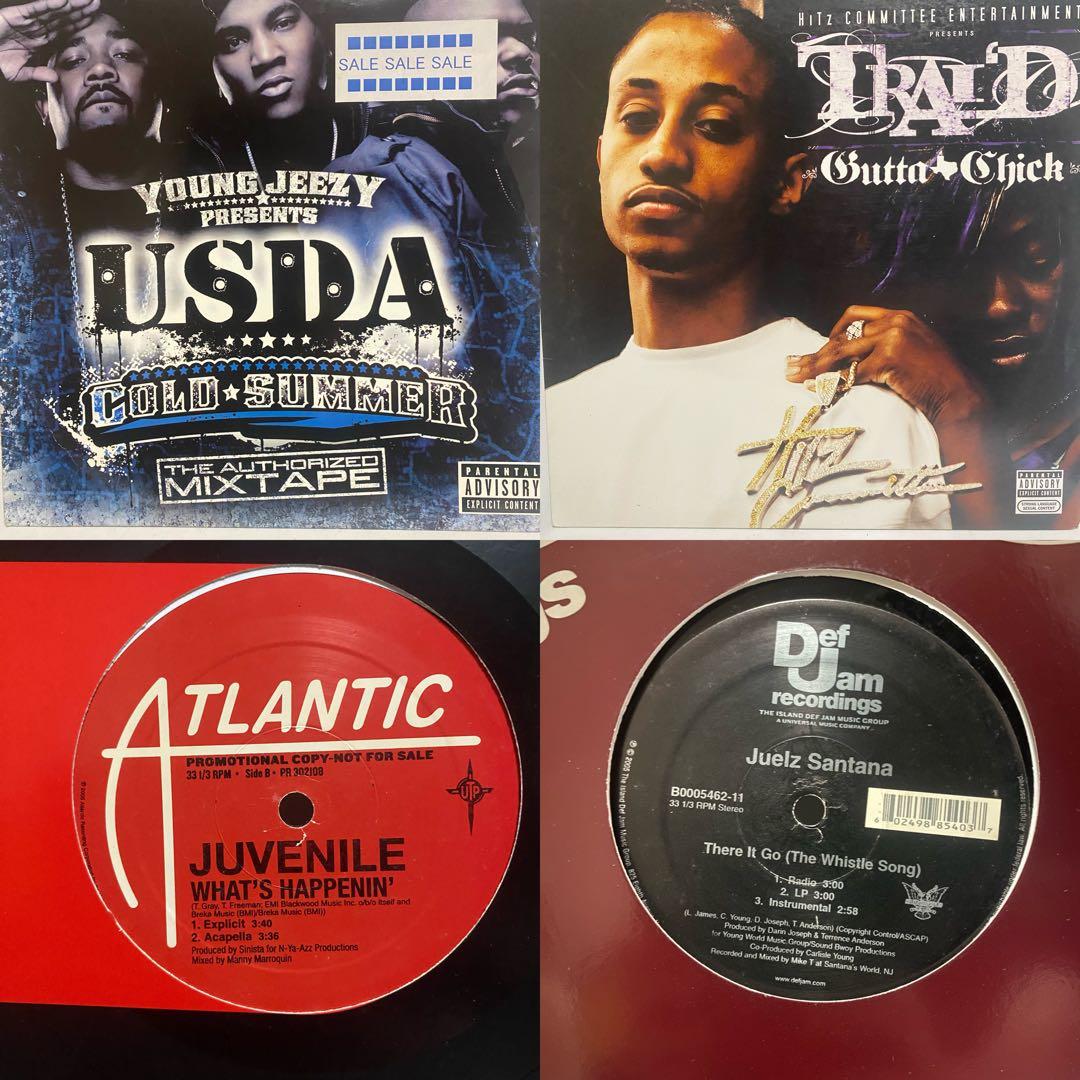 大量箱売り SOUTH HIPHOP レコード 60枚セット　まとめ売り サウス