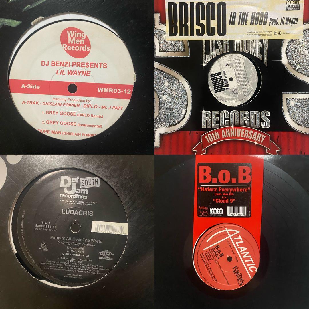 大量箱売り SOUTH HIPHOP レコード 60枚セット　まとめ売り サウス