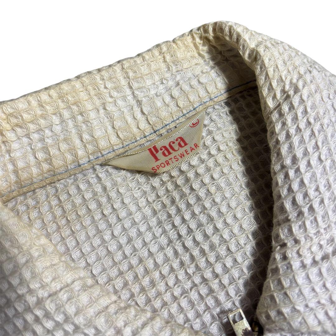 レア　50s PACA ワッフル生地　ブルゾン　usa製 ヴィンテージ　パープル